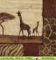 Preview: Giraffen Kollage - 1 Lunch Serviette